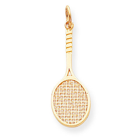 TENNIS RACQUET CHARM 10k Gold 10C855, MPN: 10C855, 886774085074