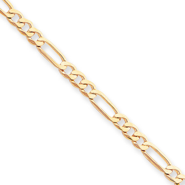 5.25mm Fancy Polished Link Bracelet 8 Inch 10k Gold 10GL1-8
