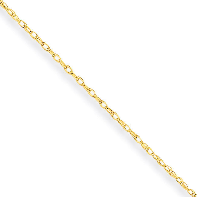 Carded Cable Rope Chain 24 Inch 10k Gold 10K7RY-24