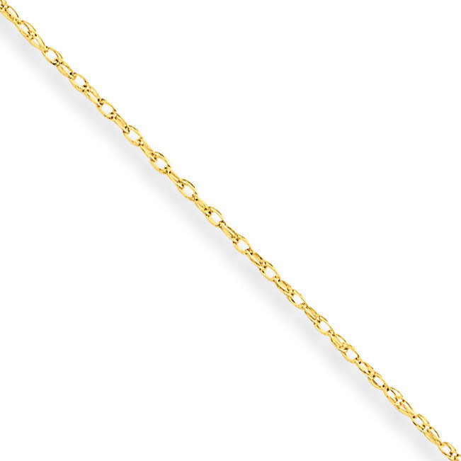 Carded Cable Rope Chain 24 Inch 10k Gold 10K7RY-24, MPN: 10K7RY-24, 886774406947