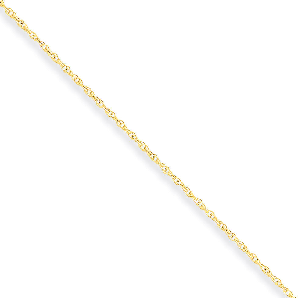 0.8mm Lite-Baby Rope Chain 24 Inch 10k Gold 10KPE3-24, MPN: 10KPE3-24, 886774535456