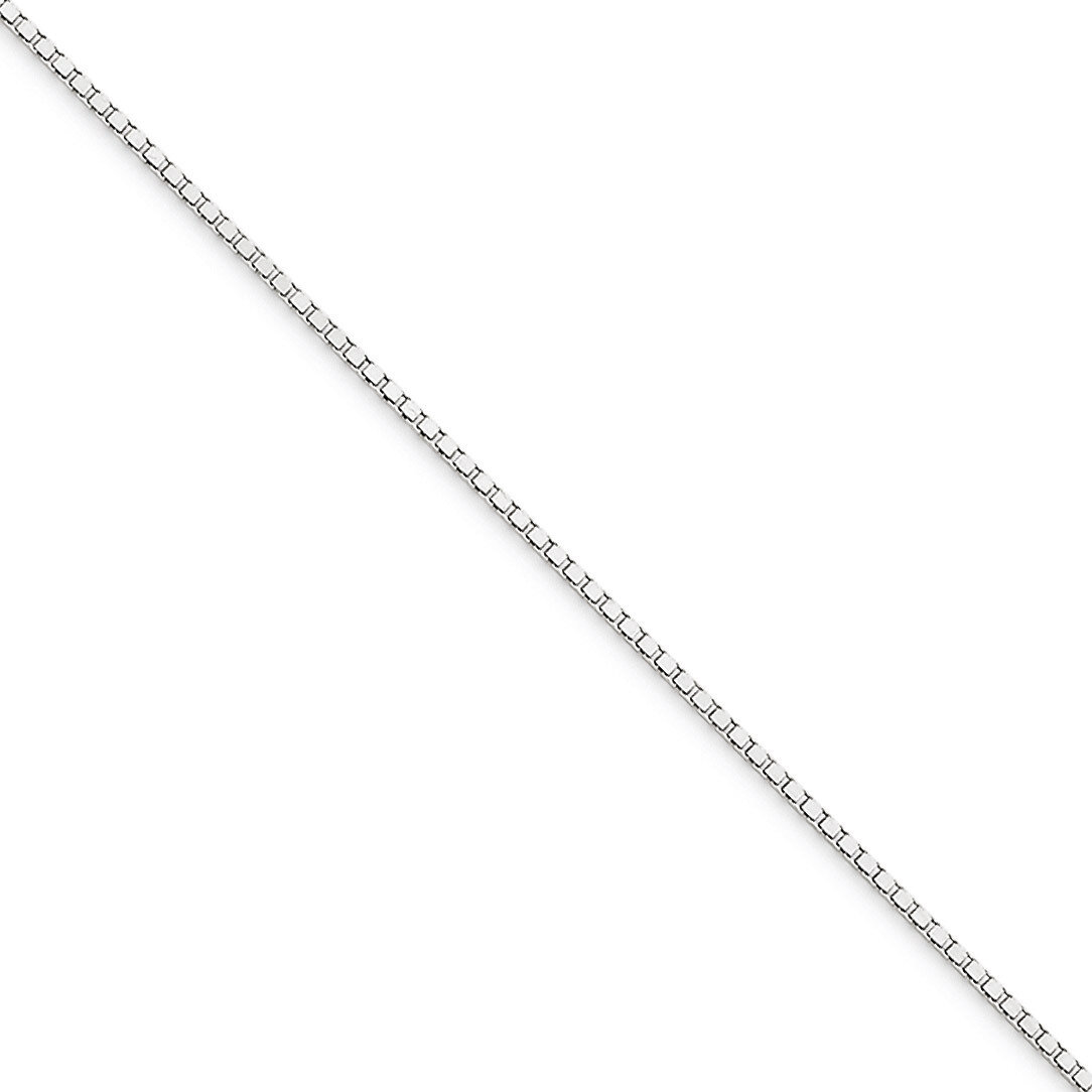 1mm Box Chain 16 Inch 10k White Gold 10KWB100-16, MPN: 10KWB100-16, 886774434858
