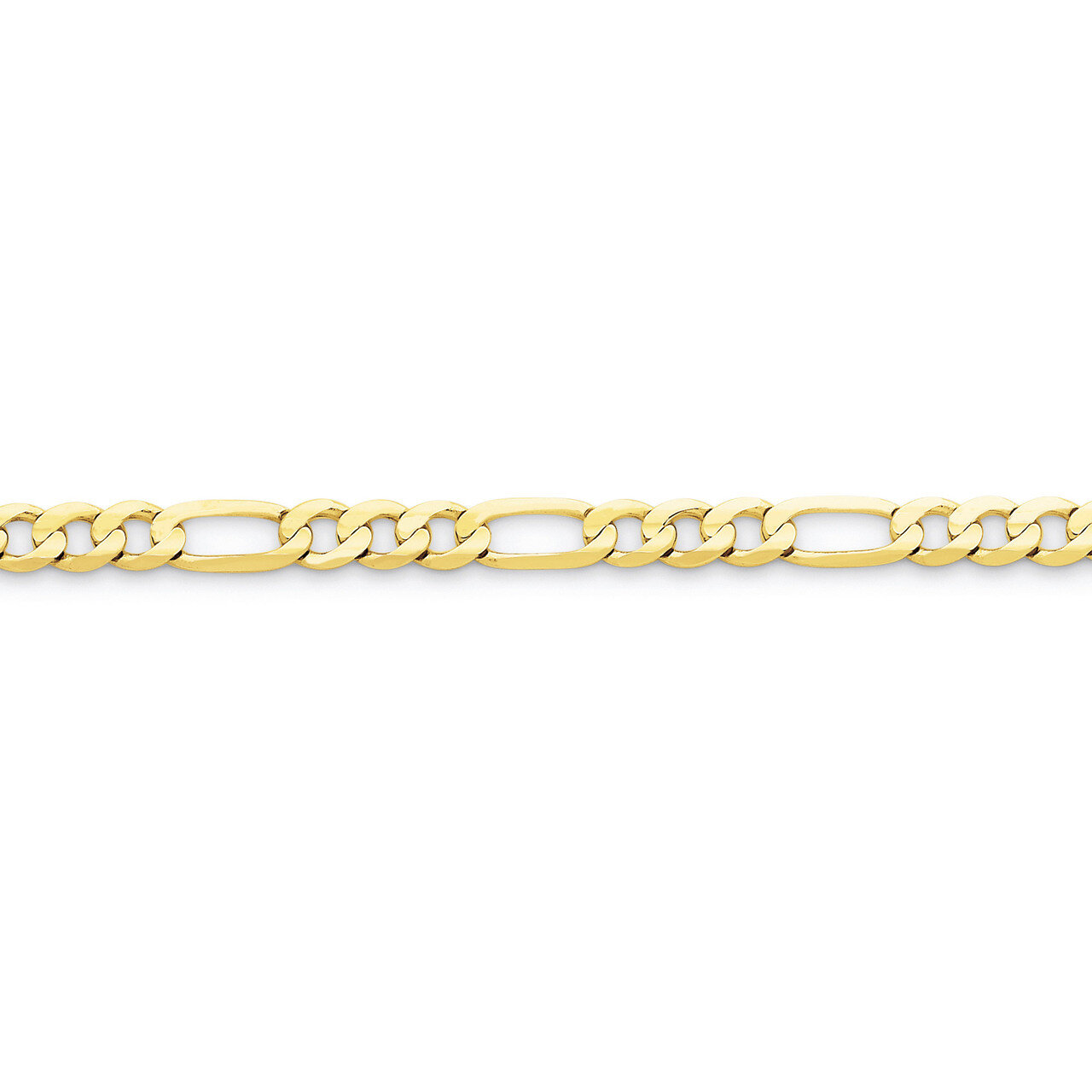 Light Figaro Chain 9 Inch 10k Gold 10LF140-9