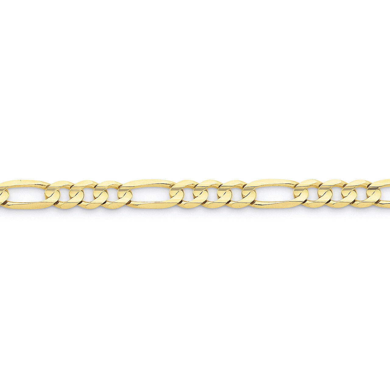6mm Light Figaro Chain 18 Inch 10k Gold 10LF160-18, MPN: 10LF160-18, 886774085425