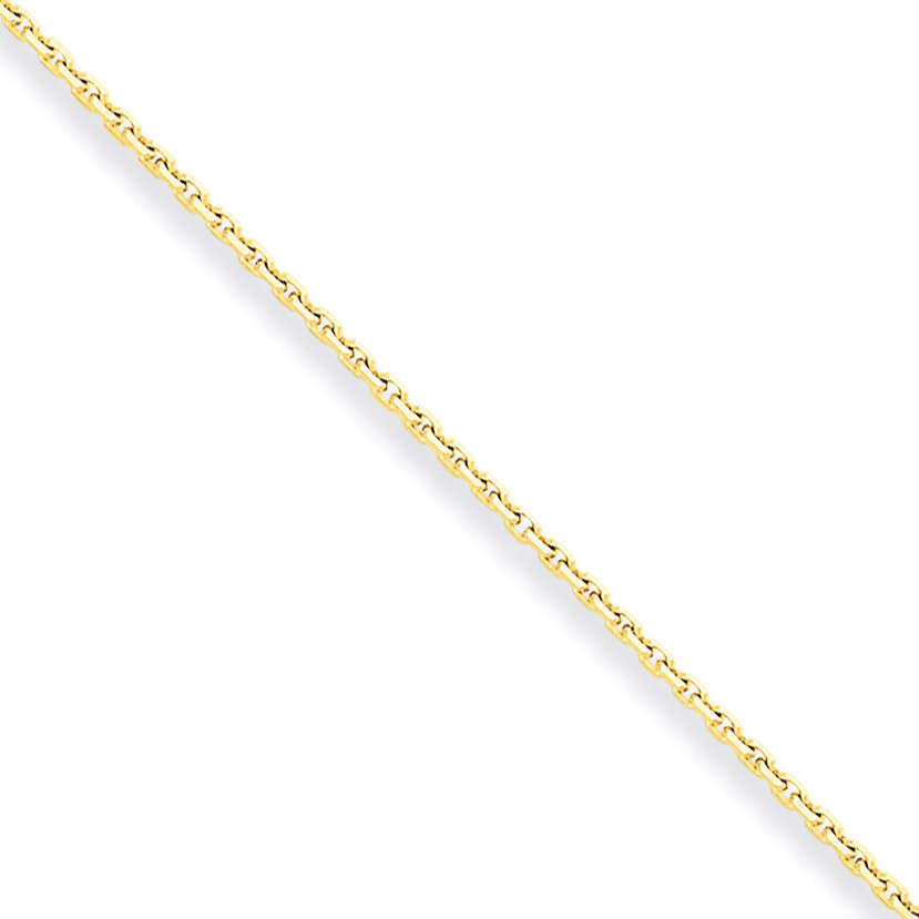 1.3mm Solid Diamond-cut Cable Chain 20 Inch 10k Gold 10PE140-20, MPN: 10PE140-20, 886774539812