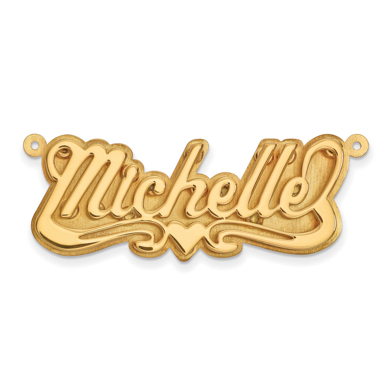 Polished 3D Nameplate 10k Gold 10XNA237Y, MPN: 10XNA237Y, 191101092893