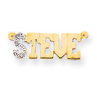 Diamond Nameplate Pendant 10k Gold 10XNA65, MPN: 10XNA65, 191101093500