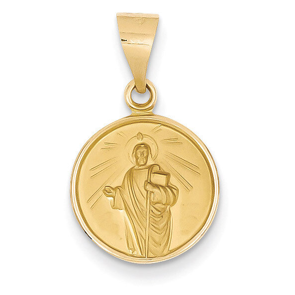18k Gold Saint Jude Medal Pendant 18XR30