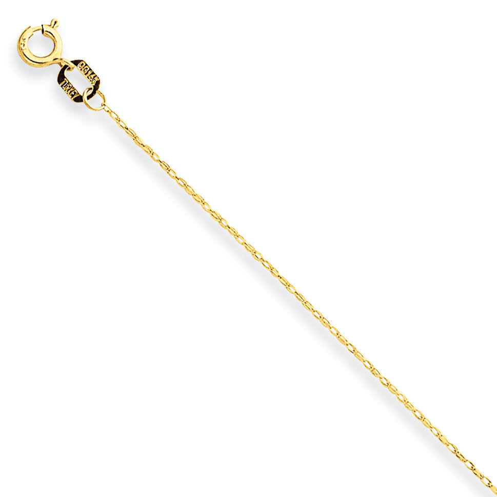 Cable Rope Chain (CARDED) 16 Inch 14k Gold 5RY-16