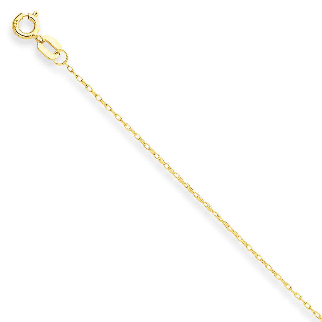Carded Cable Rope Chain 18 Inch 14k Gold 6RY-18