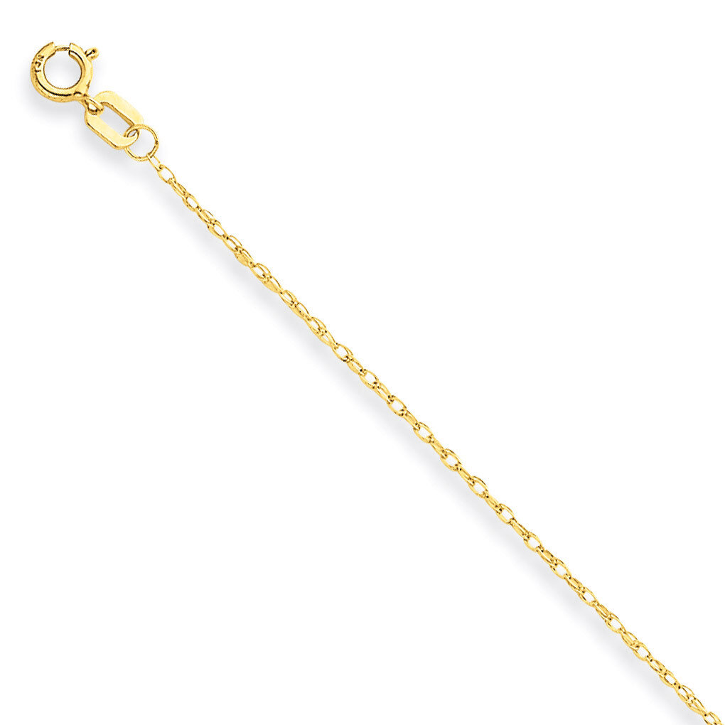 Carded Cable Rope Chain 16 Inch 14k Gold 7RY-16