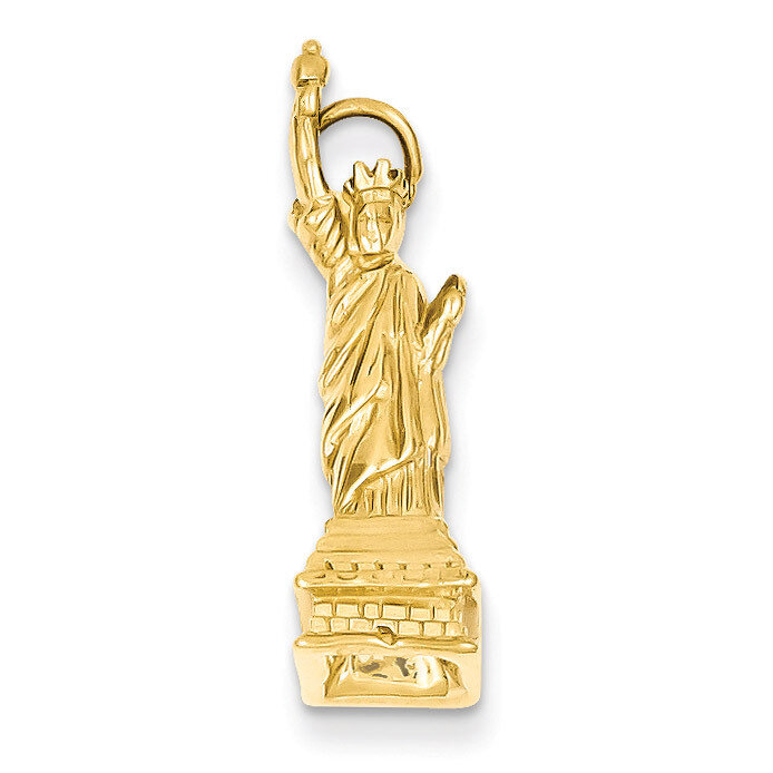 Statue Of Liberty Charm 14k Gold A0253