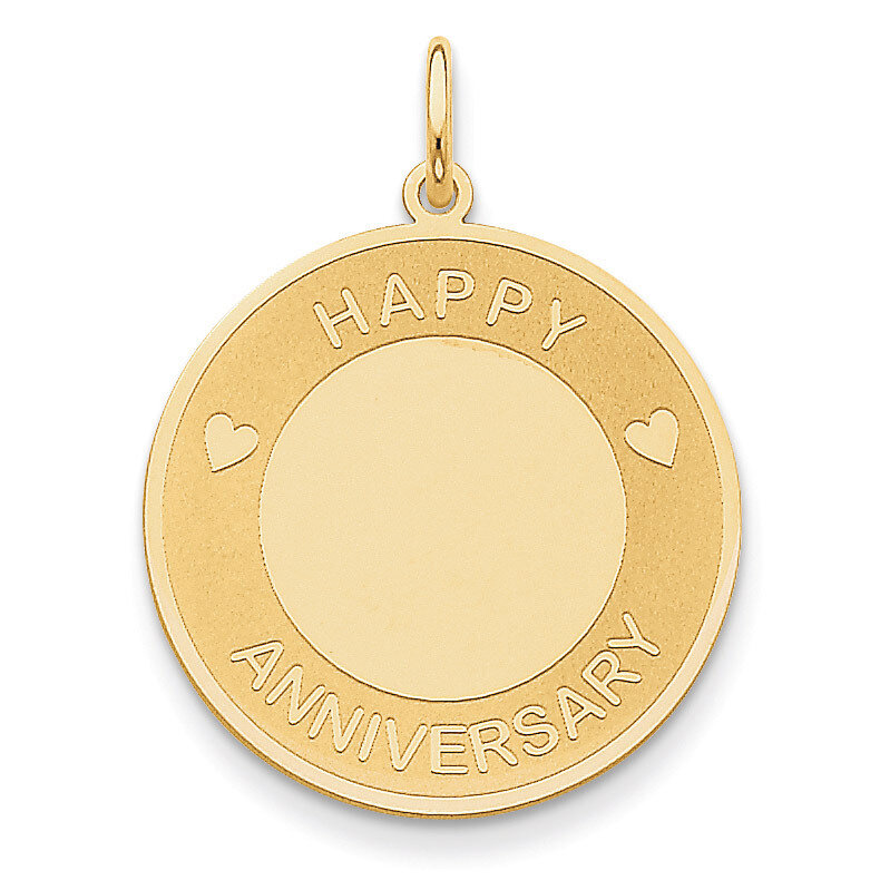 Happy Anniversary Charm 14k Gold A0552, MPN: A0552, 883957587080
