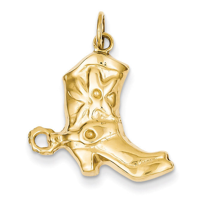Boot Charm 14k Gold A9133, MPN: A9133, 883957854144