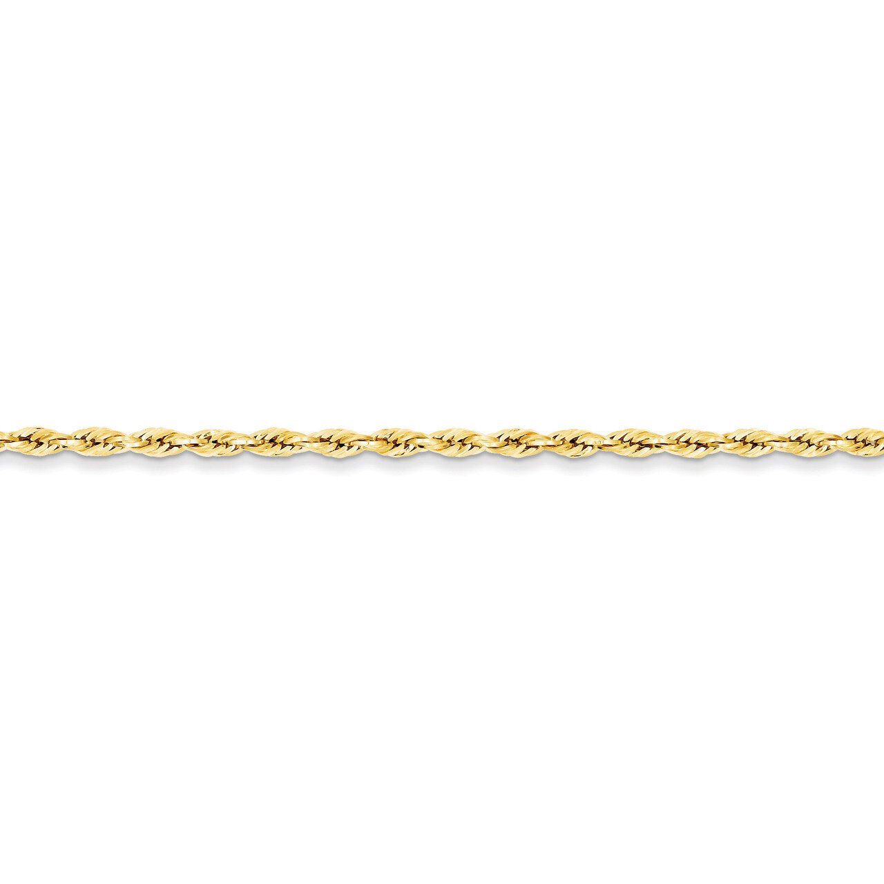 3.8mm Hollow Rope Chain 16 Inch 14k Gold BC133-16