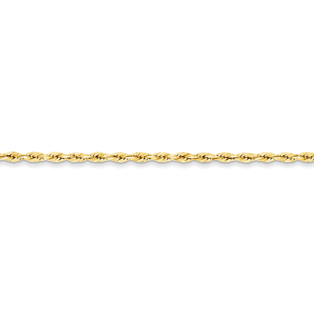 3.8mm Hollow Rope Chain 20 Inch 14k Gold BC133-20