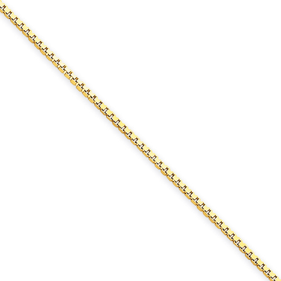 1.1mm Box Chain 24 Inch 14k Gold BOX110-24, MPN: BOX110-24, 886774432144