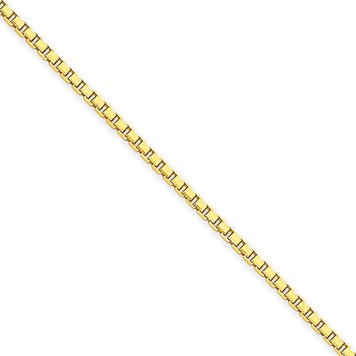 1.9mm Box Chain 30 Inch 14k Gold BOX200-30, MPN: BOX200-30, 886774432311