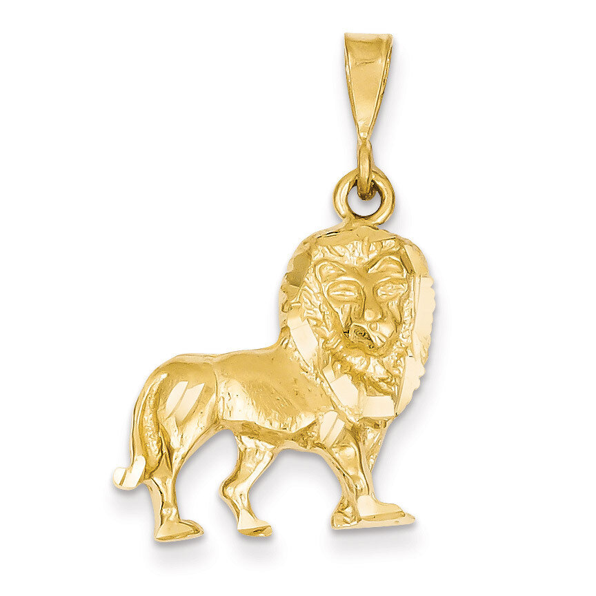 Lion Charm 14k Gold C1153
