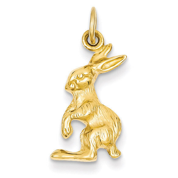 Jack Rabbit Charm 14k Gold C1161