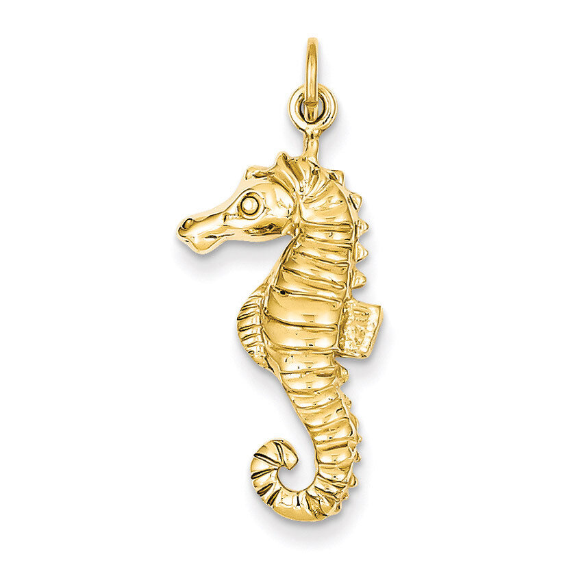 Seahorse Charm 14k Gold C1187