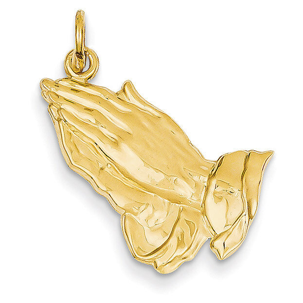 Praying Hands Pendant 14k Gold C1305