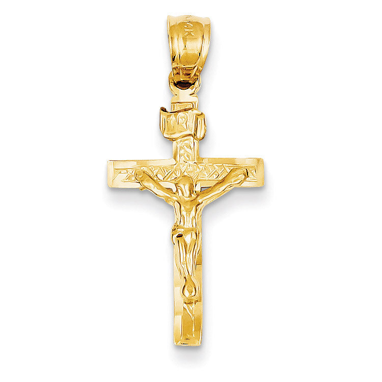 INRI Crucifix Charm 14k Gold C1344