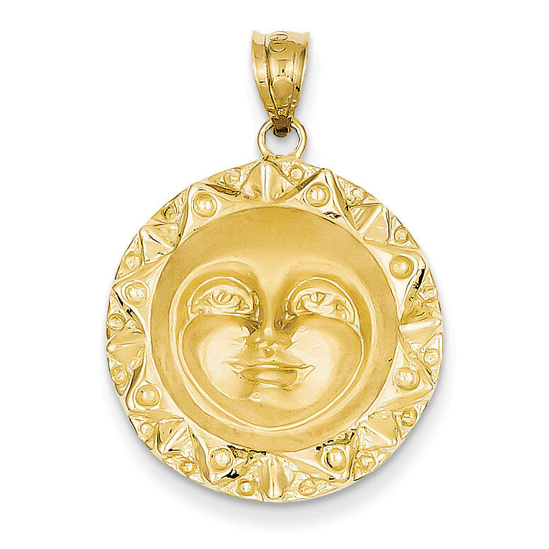 Sun Charm 14k Gold C135, MPN: C135, 883957855578
