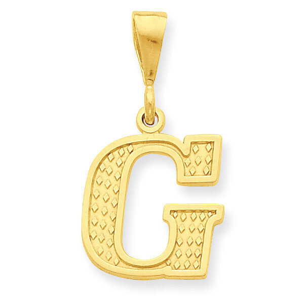 Initial G Charm 14k Gold C1449-G