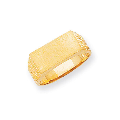 Men's Signet Ring 14k Gold C1527