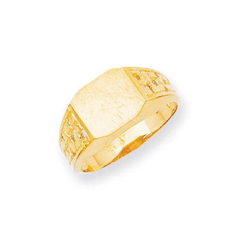 Men's Signet Ring 14k Gold C1528