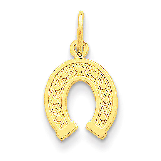 Horseshoe Charm 14k Gold C1738