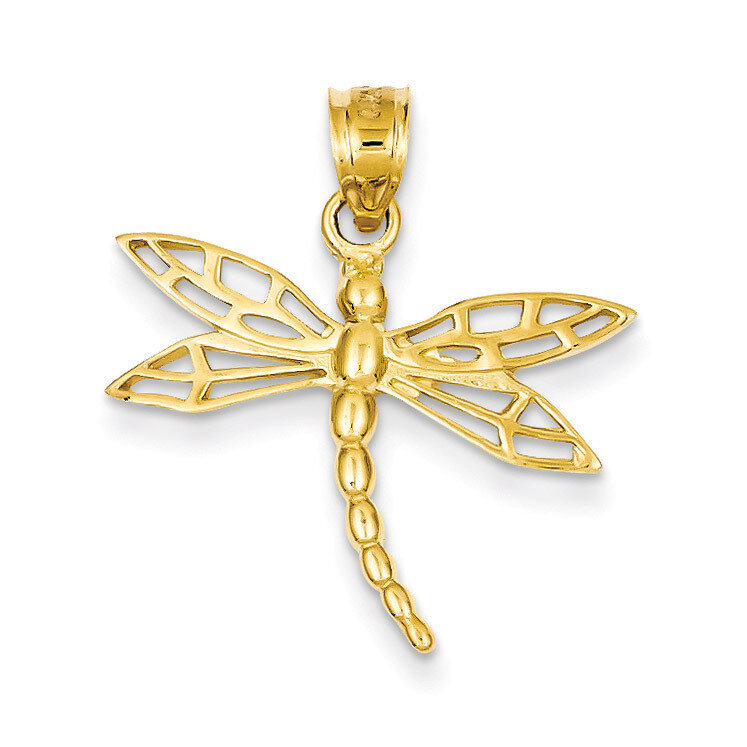 Dragonfly Charm 14k Gold C1850