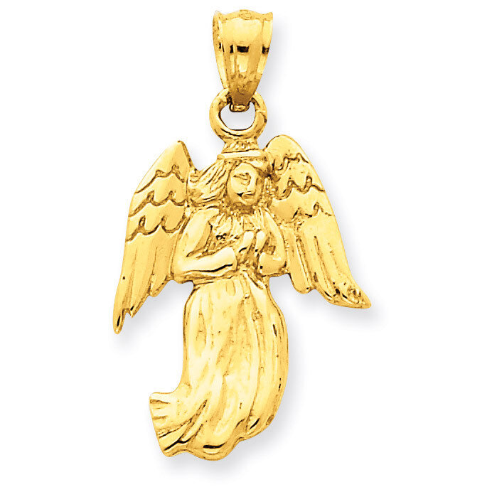 Angel Charm 14k Gold Polished C1899