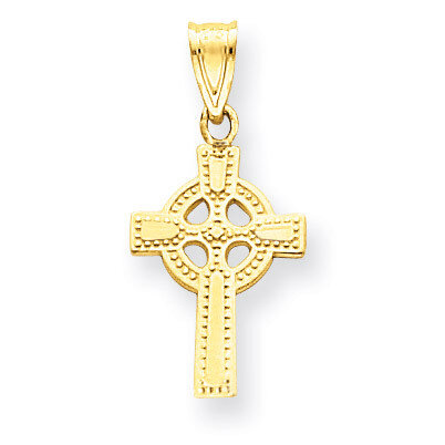 Celtic Cross Pendant 14k Gold C1939