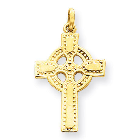 Celtic Cross Pendant 14k Gold C1941