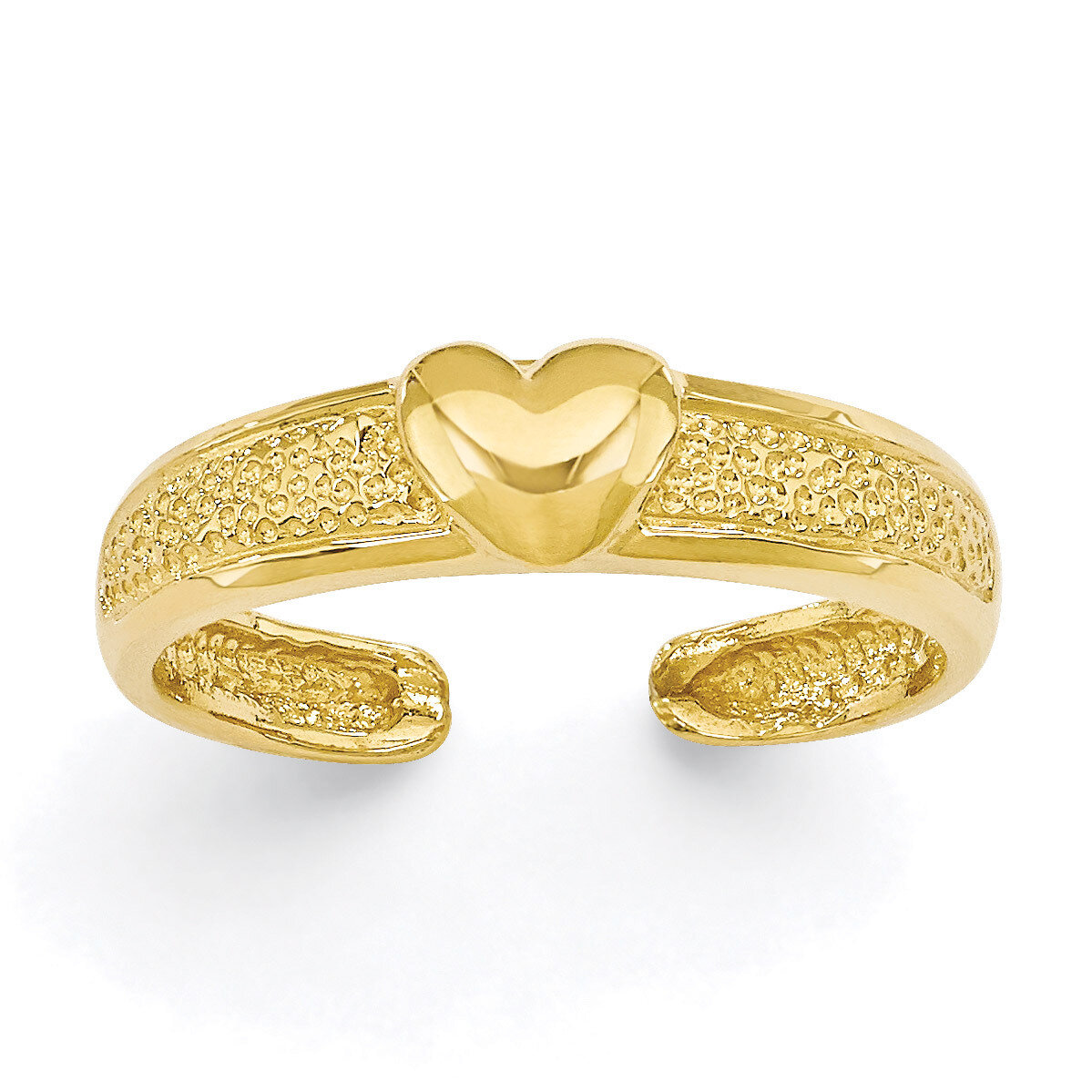 Heart Toe Ring 14k Gold C2071