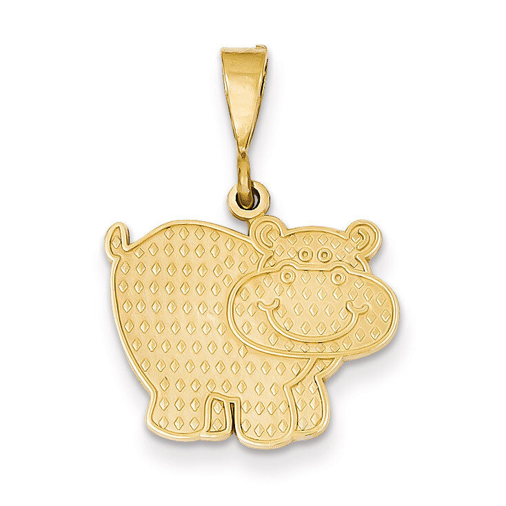 Hippo Pendant 14k Gold Polished C2393, MPN: C2393, 886774088594