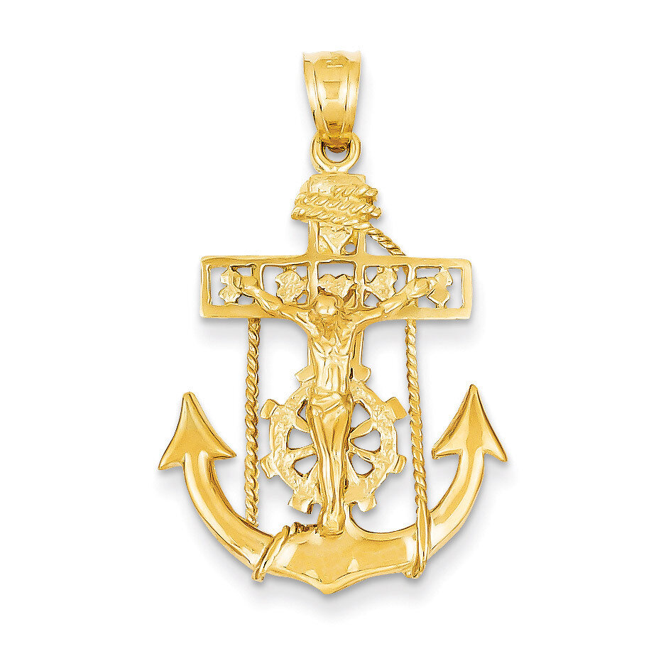 Mariners Cross Pendant 14k Gold C258, MPN: C258, 883957267562
