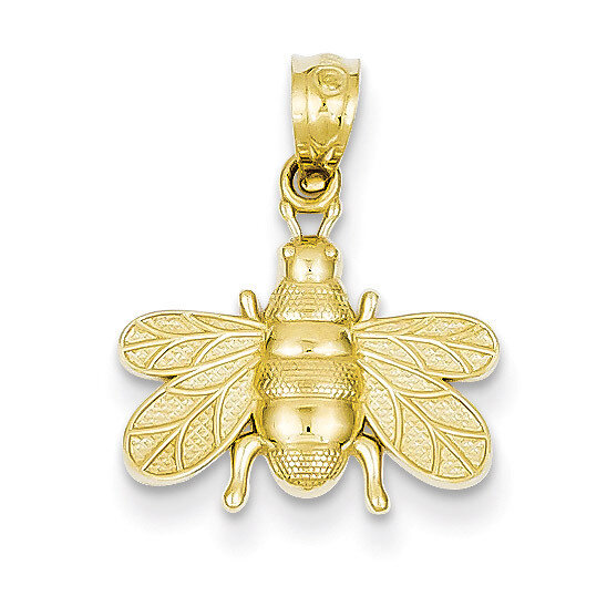 Bee Pendant 14k Gold Polished C3462