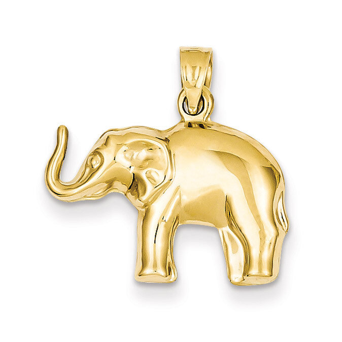 Elephant Pendant 14k Gold C3534