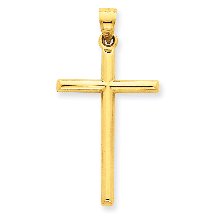 Hollow Cross Pendant 14k Gold Polished C3626, MPN: C3626, 883957898162