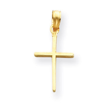 Cross Pendant 14k Gold Polished C3782