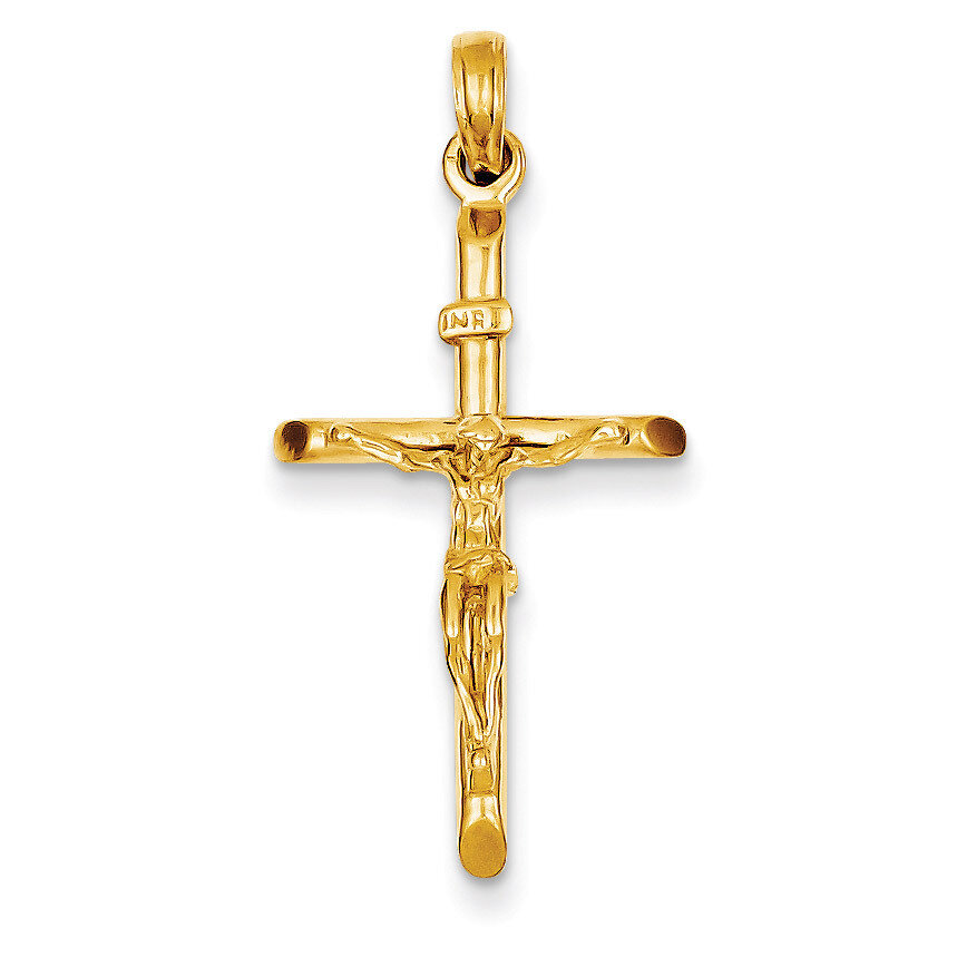 INRI Crucifix Pendant 14k Gold C3895