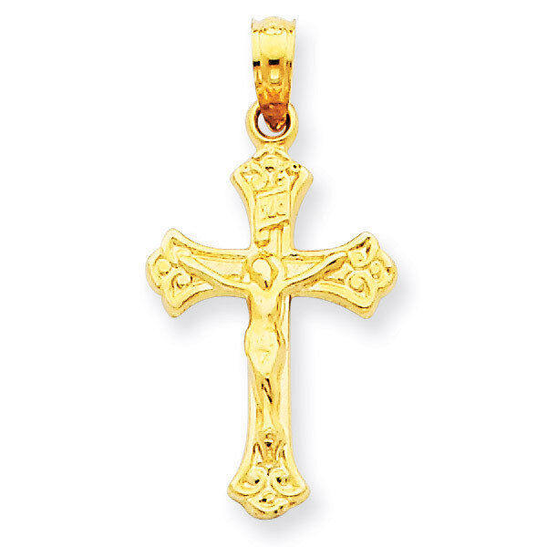 INRI Crucifix Charm 14k Gold C3917