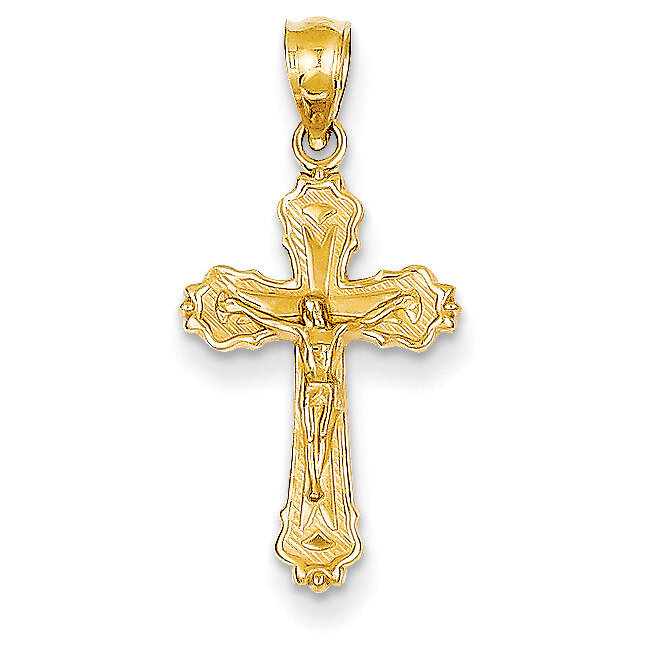 Small Crucifix Charm 14k Gold C3919