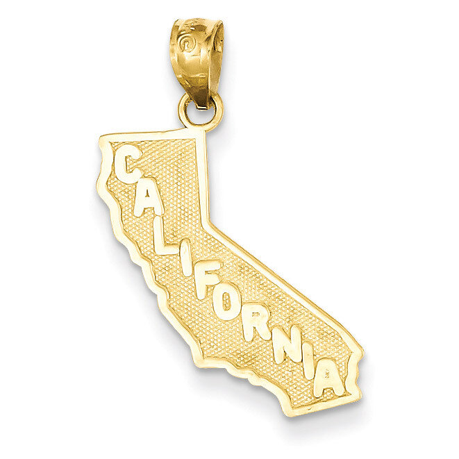 California State Pendant 14k Gold C4032