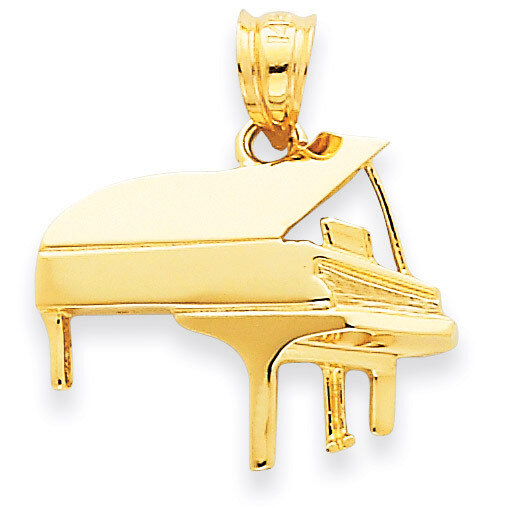Piano Charm 14k Gold C408