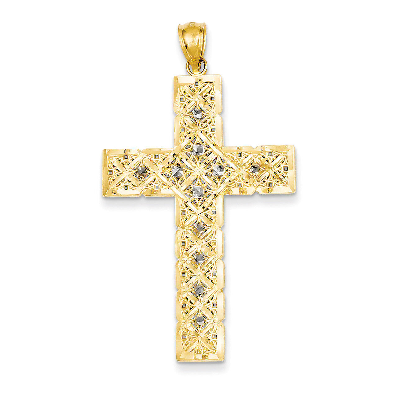 Latin Cross Pendant 14k Gold C4216, MPN: C4216, 637218116324