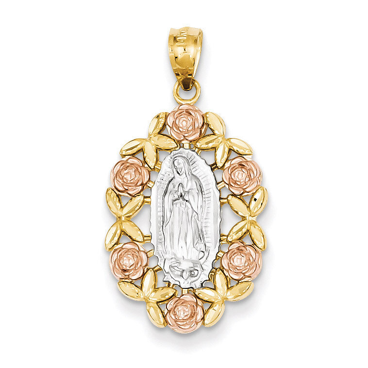 Guadalupe Pendant 14k Two-Tone Gold C4520